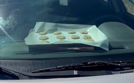 Viralan snimak iz Amerike: Toliko je vruće da su čuvari parka ispekli kekse u - parkiranom vozilu