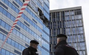 Još jedan napad dronovima na Moskvu: Pogođen isti neboder kao i prije dva dana