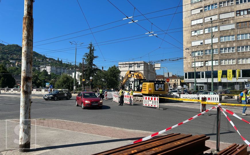 Počela druga faza radova na Skenderiji: Saobraćaj usporen, na terenu policija