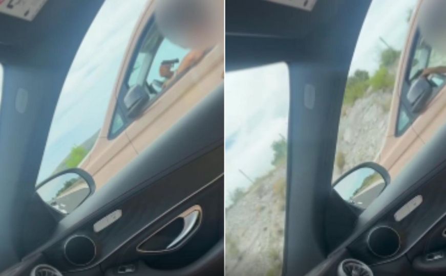 Nevjerojatan snimak s autoceste u Hrvatskoj: 'Gospodin mi je s pištoljem u ruci nešto objašnjavao'