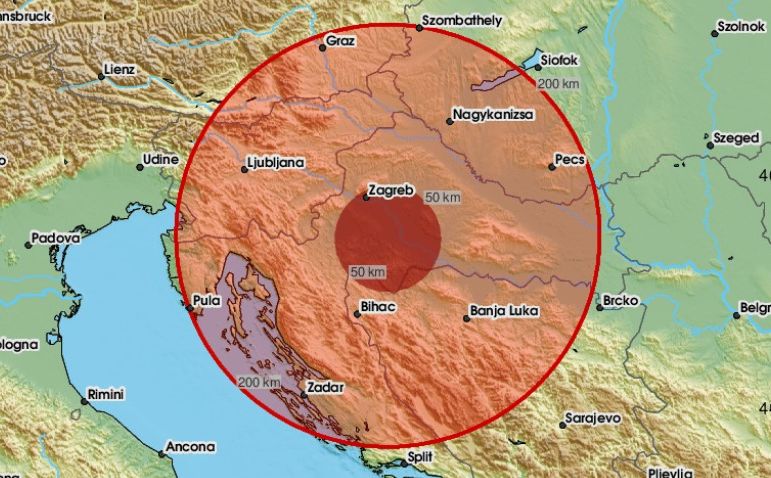 Novi zemljotres u Hrvatskoj, građani uznemireni