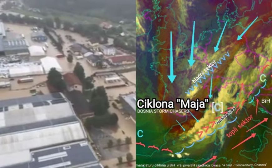 Prve posljedice oluje 'Maja' u Bosni i Hercegovini: Pogledajte padavine u Brčkom