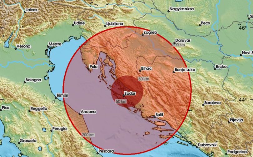 Zemljotres u Hrvatskoj: Osjetio se i u Bosni i Hercegovini