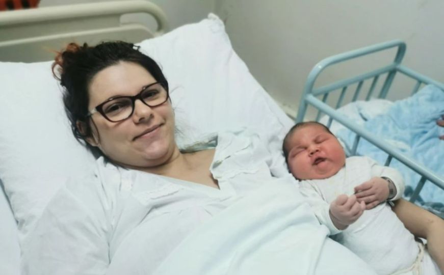 Neopisiva sreća: Oglasila se majka heroj koja je rodila bebu tešku šest i po kilograma