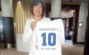 FK Vratnik nije zaboravio herojstvo Christiane Amanpour: 'Mali jesmo, ali znamo cijeniti i pamtiti'