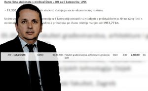 Sramotno! Sin političara iz Bosne i Hercegovine primao stipendiju za siromašne