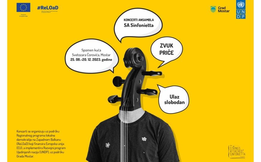 Projekt 'Zvuk priče': Pet koncerata umjetničke muzike u Mostaru