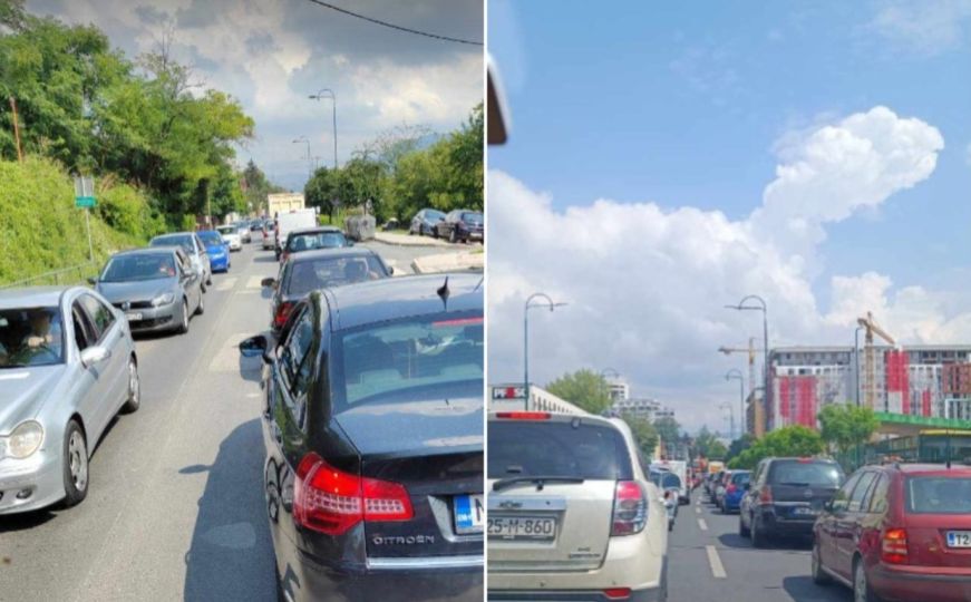 Saobraćajni kolaps u Sarajevu: Kolone vozila u pravcu centra grada