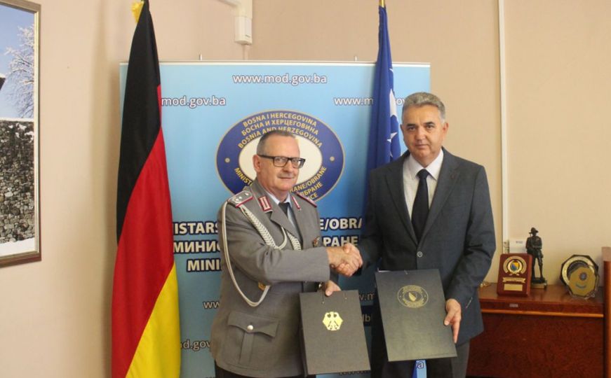 Ministarstvo odbrane BiH: Vlada Njemačke donirala skoro šest miliona KM Oružanim snagama BiH