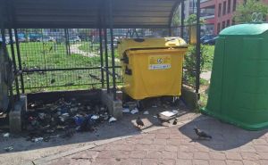 Sramotan prizor u Sarajevu: Zapaljen novi kontejner u naselju Hrasno