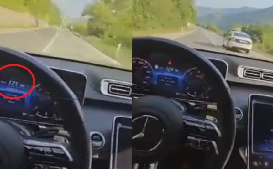 Bahati vozač na internetu se 'pohvalio' snimkom divlje vožnje na putu od Jablanice do Mostara