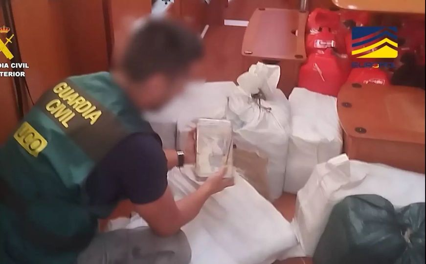 Hrvat i Srbin upali u balkanski kartel: Zaplijenjeno oko 700 kilograma kokaina