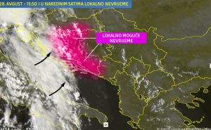 U narednim satima: Nevrijeme sa ledom, obilnijom kišom i pojačanim vjetrom stiže u BiH