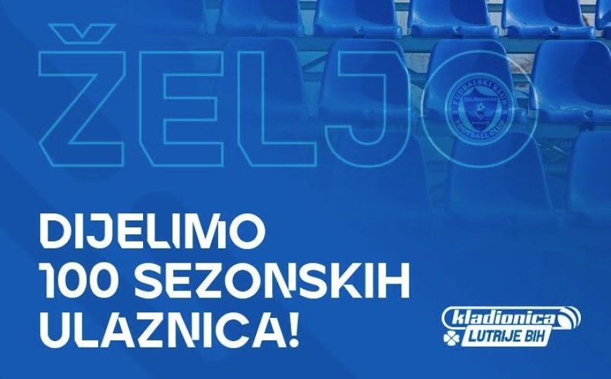 Lutrija BiH vas vodi na utakmicu: Želite li gledati Želju?