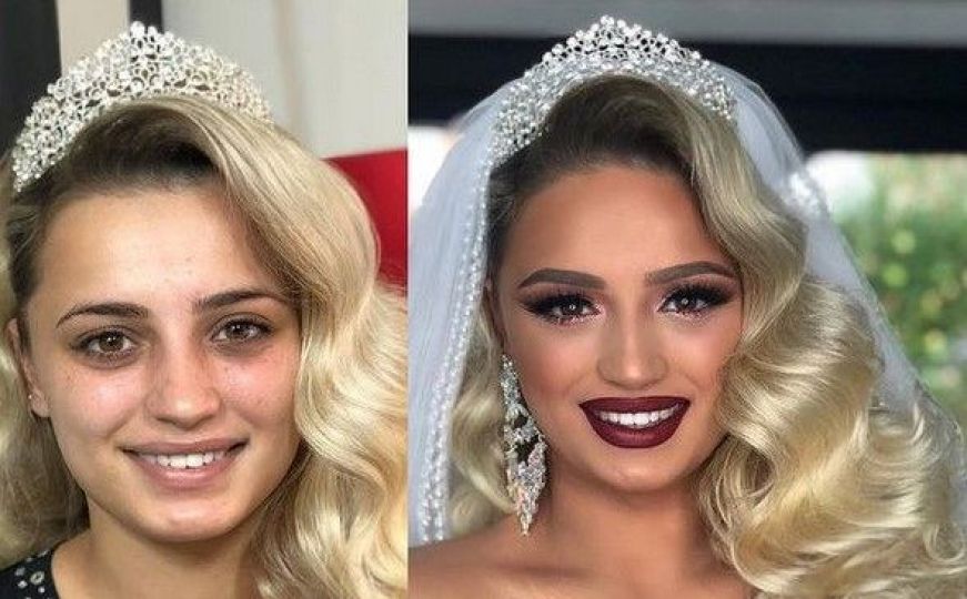 Neke su jedva prepoznatljive: Pogledajte kako izgledaju mladenke prije i poslije šminke