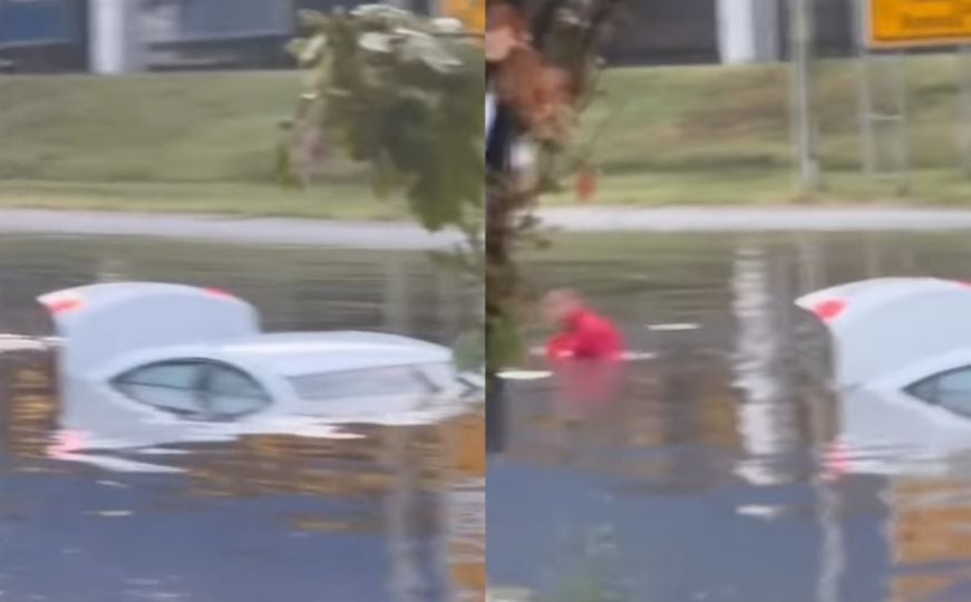 Pokušao spasiti automobil nakon nevremena, pa mu se ovo desilo: 'Jel' moguće?'