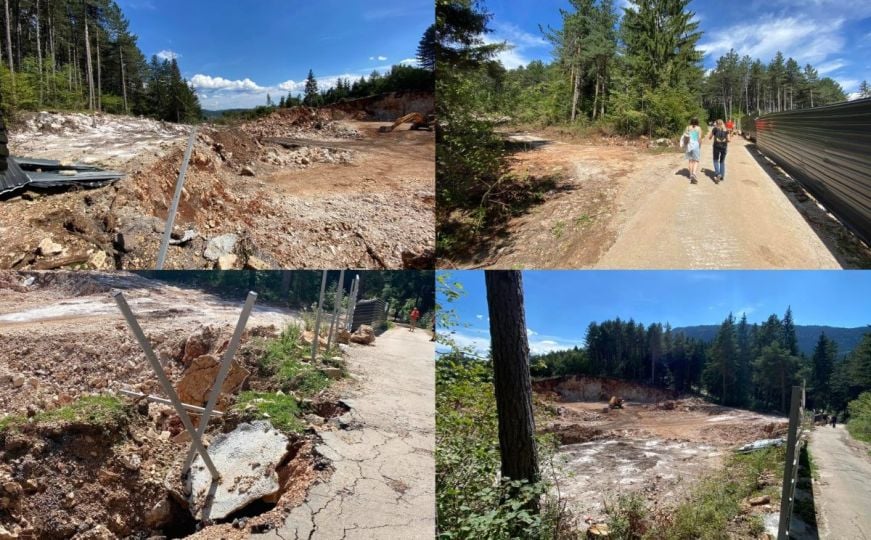 Gradnja mega-projekta na Trebeviću: Građani neprijatno iznenađeni - ogroman komad šume je nestao