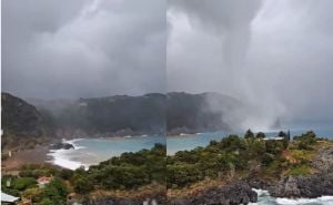 Zastrašujuća scena snimljena na grčkom ostrvu za vrijeme oluje