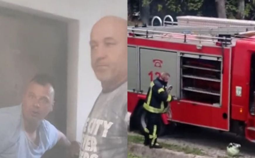 Požar u Zenici: U akciji gašenja sudjelovao i poznati TikToker Elvedin Sakić, pogledajte snimak