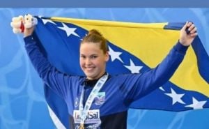 Osmijeh Lane Pudar, zlatna medalja oko vrata i himna Bosne i Hercegovine u Izraelu