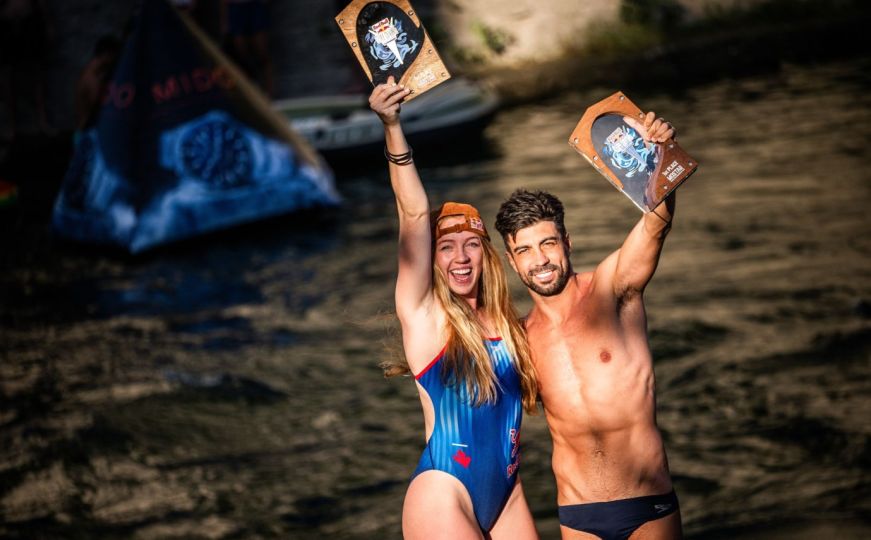 Spektakularni skokovi: Molly Carlson i Carlos Gimeno su pobjednici Red Bull Cliff Divinga u Mostaru