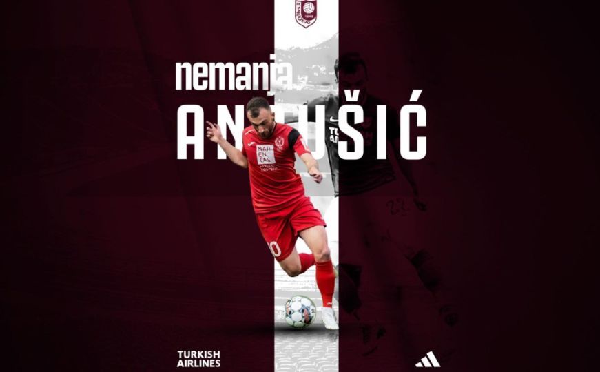 FK Sarajevo predstavilo novo pojačanje: Nemanja Anđušić opet u bordo dresu!