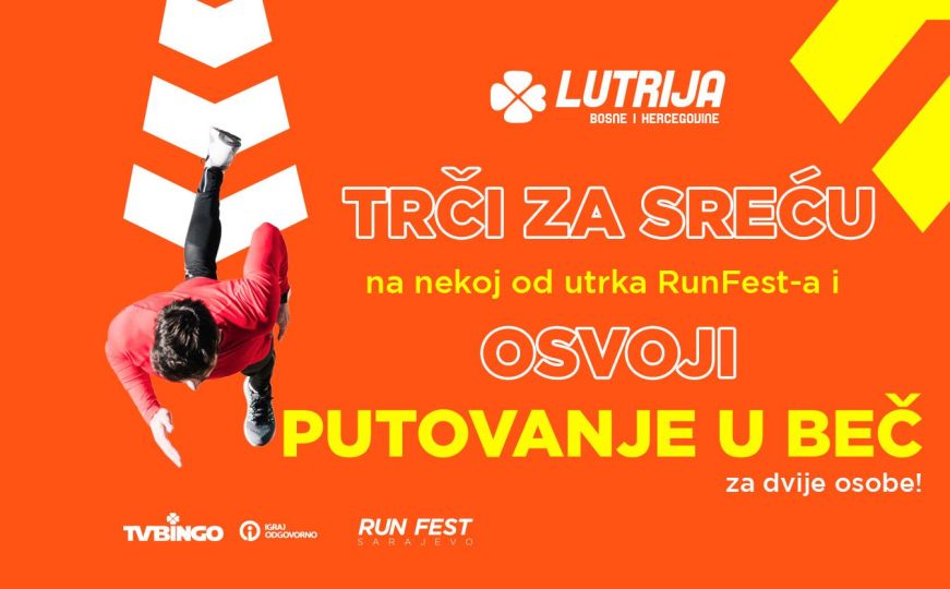 Lutrija Bosne i Hercegovine na Sarajevo RunFest-u promoviše zdrav način života