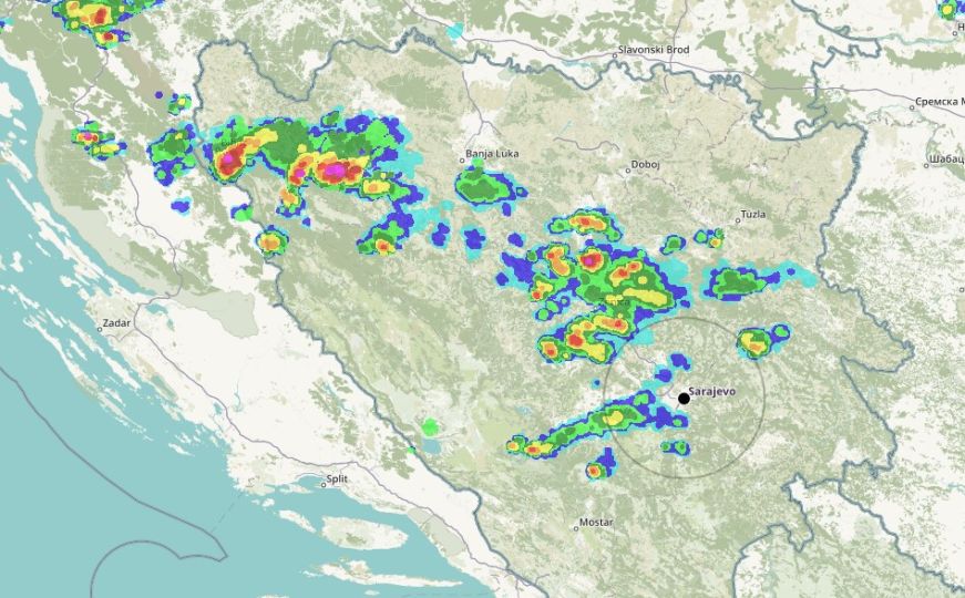 Pratite uživo kretanje oluje: Nevrijeme stiglo u Hrvatsku, evo kad će i kod nas