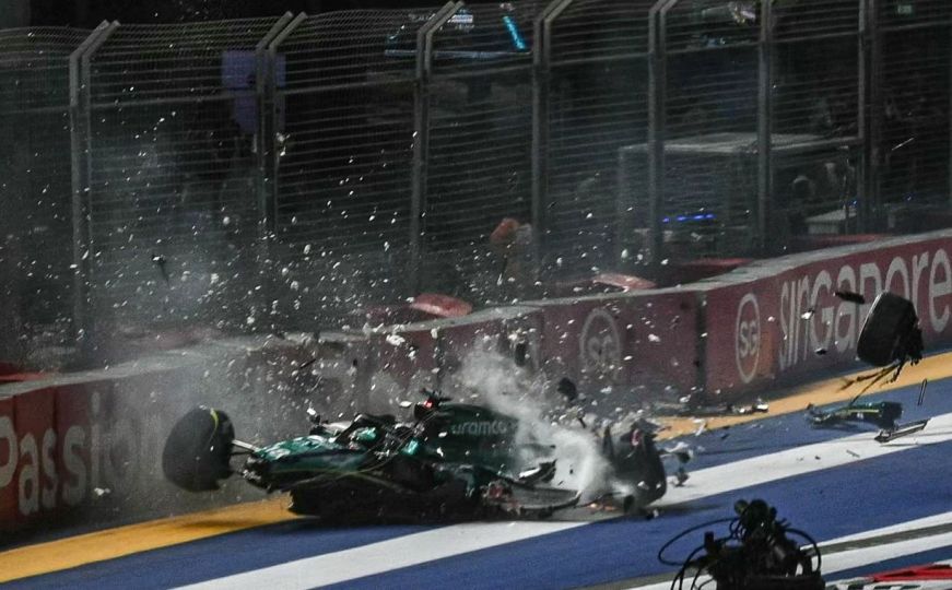 Stravična nesreća u Formuli 1: Nestala 'polovina' bolida
