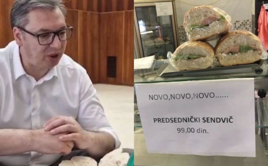 "Izvinite, ali ova salata je luksuz": U Beogradu se prodaje Vučićev sendvič, cijena prava sitnica