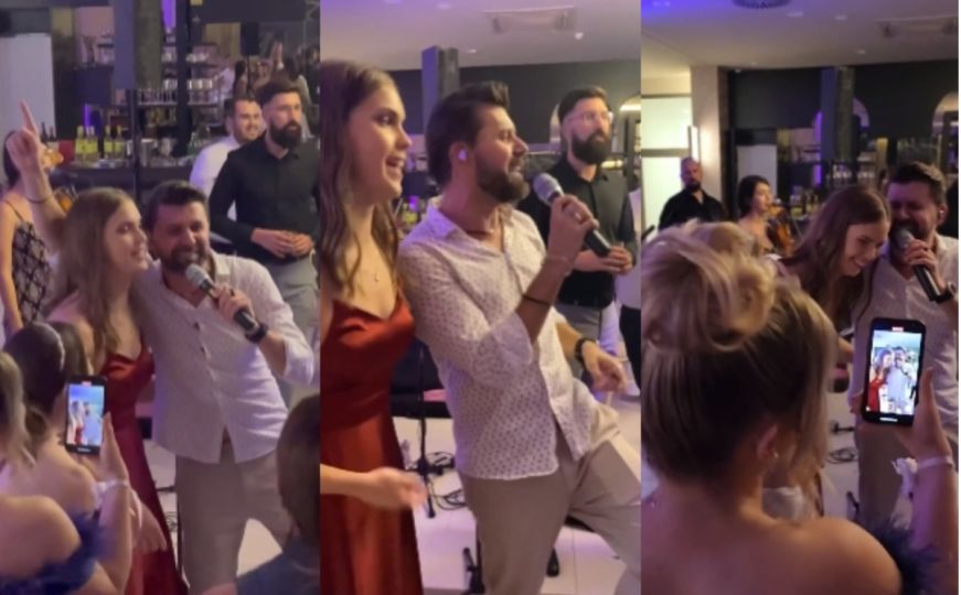 Lana Pudar zapjevala s Amelom Čurićem na bratovoj svadbi: 'Što nas ima, mašala'
