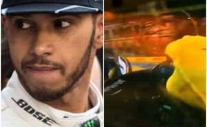 Lewis Hamilton vozio jednom rukom bolid dok je drugom češao nos, fanovi oduševljeni