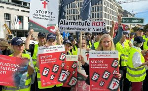 Bolnicama u Njemačkoj prijeti bankrot, zdravstveni radnici na protestima