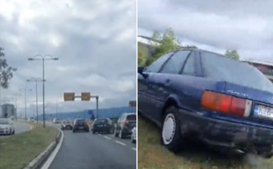 Snimak iz Sarajeva: Automobilom vozio u kontra smjeru