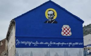Uklonjen sramotni mural u Stocu posvećen NDH: "Hvala onima koji su to uradili"