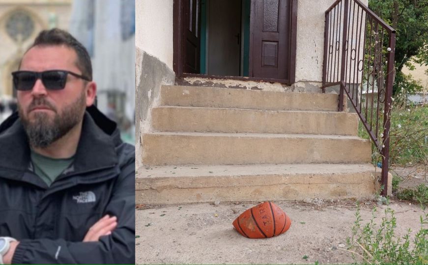Bursać: 'Isječena košarkaška lopta ostavljena ispred kuće Edina Salaharevića zaziva novi genocid!'