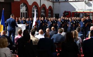 Održana svečana smotra povodom prijema novih 70 vatrogasaca u Pofesionalnu jedinicu KS