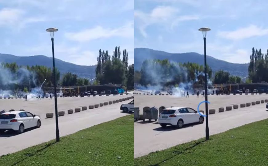 Detalji tučnjave na Koševu: Sukobili se navijači Sarajeva i Željezničara, pogledajte snimak