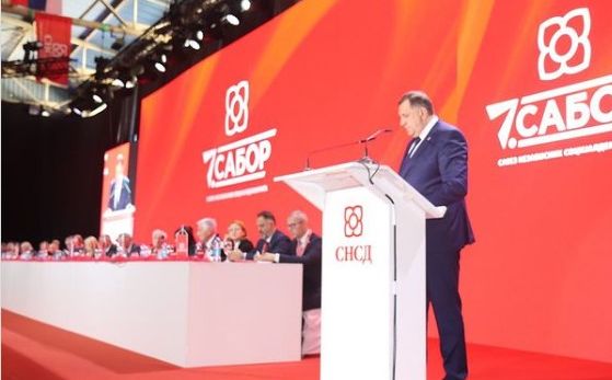 Milorad Dodik reizabran za lidera SNSD-a, pa obećao mirni razlaz Federacije BiH i entiteta RS