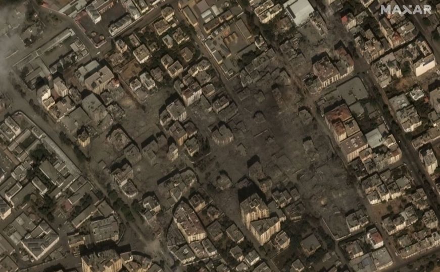 Satelitske fotografije otkrivaju razmjeru štete u Gazi nakon zračnih napada Izraela