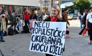 Počeo protest u Sarajevu: "Neću populistička okupljanja, hoću djela"