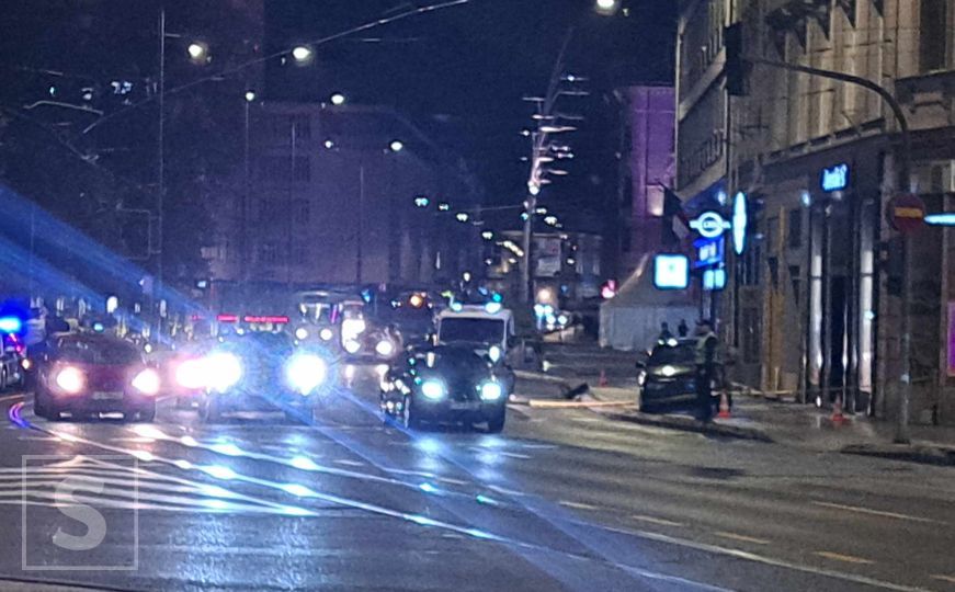 Saobraćajna nesreća u centru Sarajeva: Povrijeđen pješak