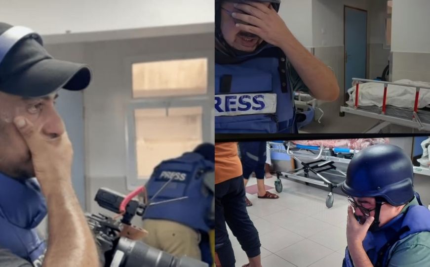 Potresni, prestrašni prizori iz bolnice u Gazi, reporter i kamerman BBC-a u suzama na koljenima