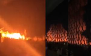 Objavljen snimak: Ovo je trenutak kada je pogođena bolnica u Pojasu Gaze