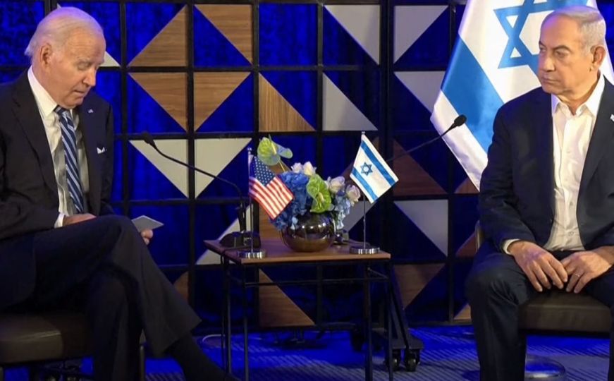 Biden i Netanyahu se obratili javnosti: 'SAD su na strani Izraela, njihova hrabrost je zapanjujuća'