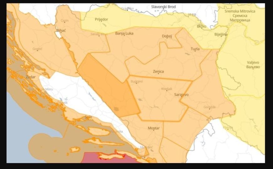 Upaljen narandžasti meteoalarm za BiH, meteorolozi izdali upute i upozorenje: "Budite spremni"