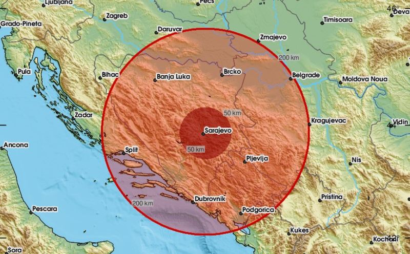 Zemljotres u Bosni i Hercegovini: "Probudio se iz sna, podrhtavanje kao vibracija"