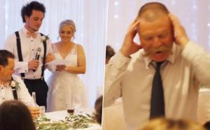 Hit video: Mladoženja na svadbi održao govor od kojeg je punac poželio propasti u zemlju