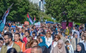Crnogorci na protestu za Palestinu: Na skupu se pojavila zastava na koju će reagirati i Bosanci