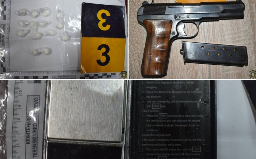 FUP hapsio u Sarajevu: U akciji "Tunel" zaplijenjeni kokain i oružje